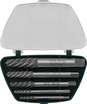 Комплект экстракторов съемник шпилек  5/64&quot;- 19/64&quot; 5 предметов   AG 010049  Jonnesway 47024 купить в Надыме