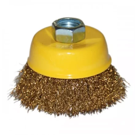 Щетка для УШМ М14/65 мм чашечная сталь прямая Энкор 51530 купить в Надыме