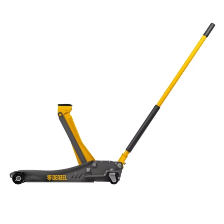 Домкрат гидравлический подкатной Denzel 51251, 3,8 т, 110-580 мм, быстрый подъем, низкий подхват, проф. купить в Надыме