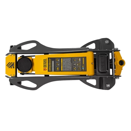 Домкрат гидравлический подкатной Denzel 51251, 3,8 т, 110-580 мм, быстрый подъем, низкий подхват, проф. купить в Надыме