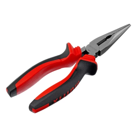 Длинногубцы прямые Matrix, 180 мм, хром-ванадий, двухкомпонентные рукоятки, 17310 купить в Надыме