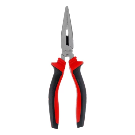 Длинногубцы прямые Matrix, 180 мм, хром-ванадий, двухкомпонентные рукоятки, 17310 купить в Надыме