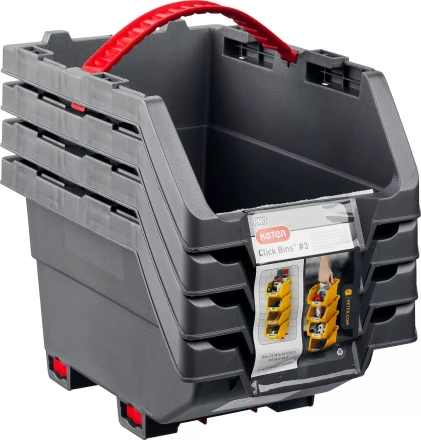 Набор лотков "Clickbin", 1,3 л, KETER 38066-K4 купить в Надыме