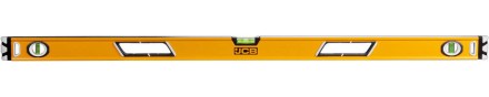 Уровень JCB коробчатый, магнитный, 2 фрезерованные базовые поверхности, 3 ампулы, крашенный, с ручками, 0,5мм/м, 120см JBL005 купить в Надыме