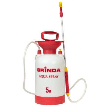 Опрыскиватель садовый GRINDA &quot;Aqua Spray&quot;, широкая горловина, устойчивое дно, алюминиевый удлинитель, 5л 8-425115_z01 купить в Надыме