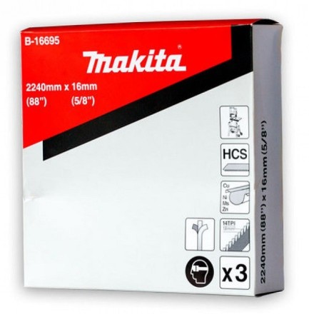 Набор полотен Makita B-16695 для ленточной пилы купить в Надыме