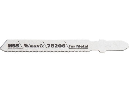 Полотна для электролобзика по металлу 3 шт T118G 50 х 0,8мм HSS MATRIX Professional 78206 купить в Надыме