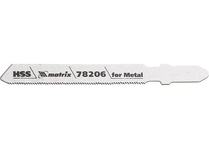 Полотна для электролобзика по металлу 3 шт T118G 50 х 0,8мм HSS MATRIX Professional 78206 купить в Надыме