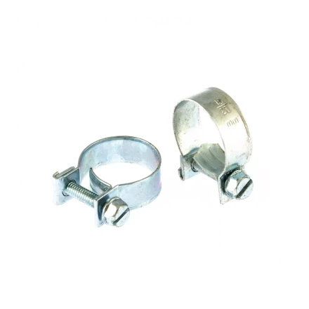 Хомуты металлические MINI 18-20 мм ширина 9 мм винтовой W1 2 шт Сибртех 47507 купить в Надыме