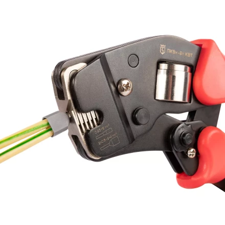 Пресс-клещи КВТ ПКВк-6т для опрессовки втулочных наконечников до 6 мм (102038) купить в Надыме