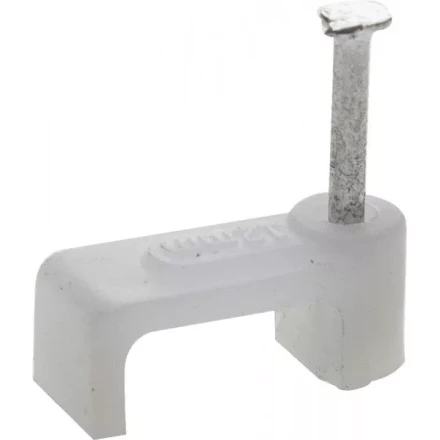 ЗУБР "МАСТЕР". Скоба-держатель для плоского кабеля, с оцинкованным гвоздем, 5 мм, 50 шт 45112-05 купить в Надыме