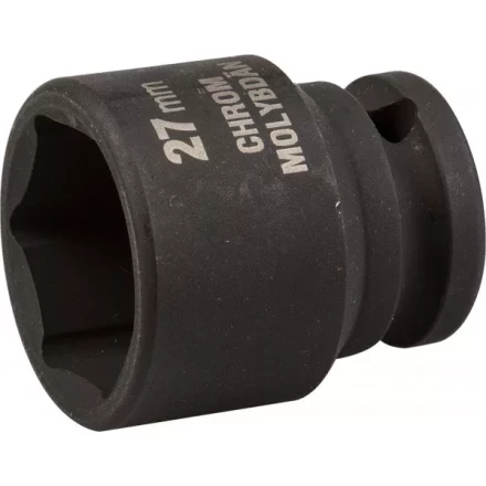 Торцовая головка KRAFTOOL "INDUSTRIE QUALITAT" ударная (1/2"), FLANK, Cr-Mo, фосфатированная, 27 мм 27940-27_z01 купить в Надыме