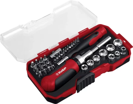 ЗУБР Мастер 41, 41 шт, набор: отвертка с насадками (25042) купить в Надыме