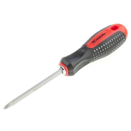Отвертка комбинированная Fusion SL6,0 / Ph2 мм CrV 3-х компонентная рукоятка anti slip MTX 114519 купить в Надыме