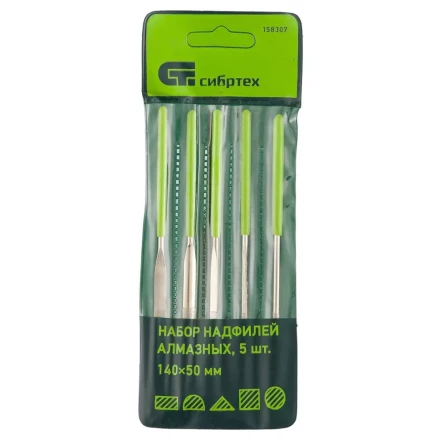 Набор надфилей алмазных 140х50х3 5 штук МТХ 158309 купить в Надыме