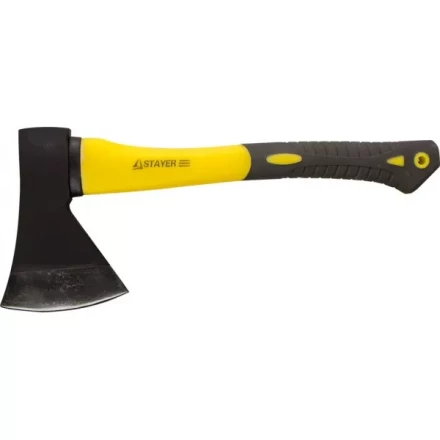 Топор STAYER кованый с двухкомпонентной стеклопластиковой рукояткой, 1,0кг 2062-10 купить в Надыме