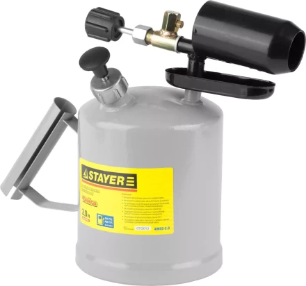 Лампа STAYER "PROFI" паяльная, стальная, 2,0л 40655-2.0 купить в Надыме