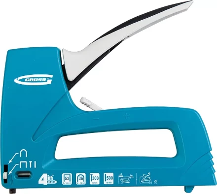Степлер мебельный универс. (Universell 4) пласт 4-функц тип скобы 53 36 300 500 8-14мм GROSS 41005 купить в Надыме