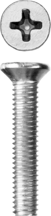 Винт ЗУБР &quot;МАСТЕР&quot; DIN 965, класс прочности 4.8, оцинкованный, M3x16мм, 5кг 303110-03-016 купить в Надыме