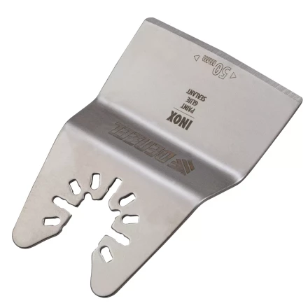 Насадка для МФИ шабер полукруг, Inox, для снятия краски и др., ширина 50 мм, длина общая 74 мм, ступенчатый Denzel 782317 купить в Надыме