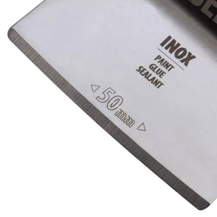 Насадка для МФИ шабер полукруг, Inox, для снятия краски и др., ширина 50 мм, длина общая 74 мм, ступенчатый Denzel 782317 купить в Надыме