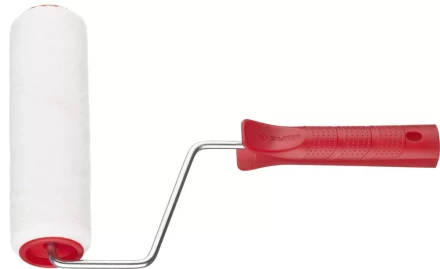 Валик ЗУБР "МАСТЕР" "ВЕЛЮР-АКВА", полиэстер, для водорастворимых акриловых лаков, ворс 4мм, ручка 6мм, d=40/180мм 03537-18 купить в Надыме