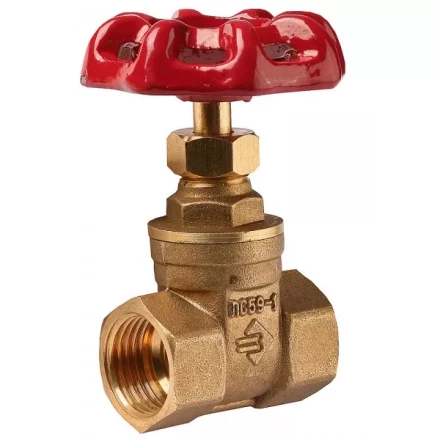 Задвижка ЗУБР клиновая латунная, 3/4" 51212-3/4 купить в Надыме