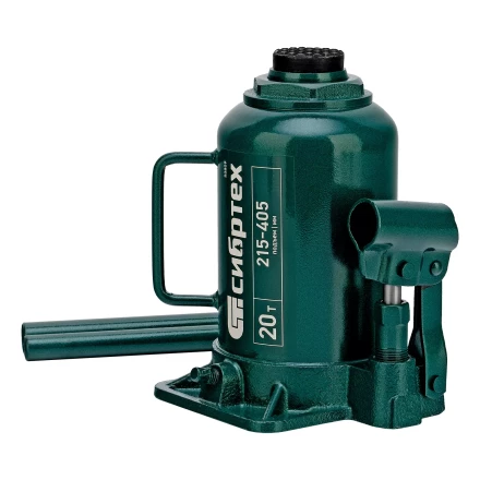 Домкрат гидравлический бутылочный Сибртех 50809, 20 т, 215-405 мм купить в Надыме