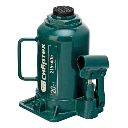 Домкрат гидравлический бутылочный Сибртех 50809, 20 т, 215-405 мм купить в Надыме