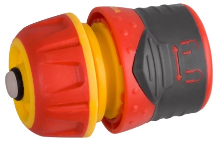 Соединитель GRINDA "Premium" с автостопом и запирающим механизмом, пластмассовый с TPR, 1/2" 8-426431 купить в Надыме