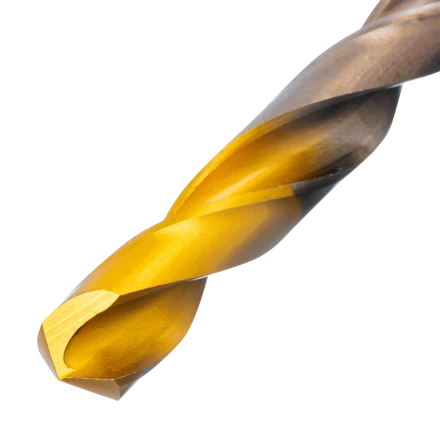 Набор сверл по металлу Denzel 723008, 1-10 мм, Р6М5К8-TiN, Golden Tip, 19 шт купить в Надыме