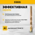 Набор сверл по металлу Denzel 723008, 1-10 мм, Р6М5К8-TiN, Golden Tip, 19 шт купить в Надыме