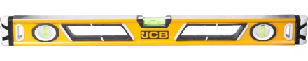 Уровень JCB коробчатый, магнитный, 2 фрезерованные базовые поверхности, 3 ампулы, крашенный, с ручками, 0,5мм/м, 60см JBL003 купить в Надыме