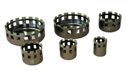 Набор коронок алмазных по керамограниту мокрый рез 9 предметов Энкор 9457 купить в Надыме