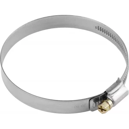 Хомуты ЗУБР "ЭКСПЕРТ", нерж. сталь, накатная лента 12 мм, 40-60 мм, 100 шт 37822-40-60-100 купить в Надыме