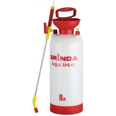 Опрыскиватель садовый GRINDA &quot;Aqua Spray&quot;, широкая горловина, устойчивое дно, алюминиевый удлинитель, 8л 8-425117_z01 купить в Надыме