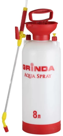 Опрыскиватель садовый GRINDA "Aqua Spray", широкая горловина, устойчивое дно, алюминиевый удлинитель, 8л 8-425117_z01 купить в Надыме