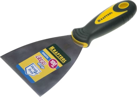 Шпательная лопатка KRAFTOOL с 2-компонент ручк, профилиров нержав полотно, 100мм 10035-100 купить в Надыме