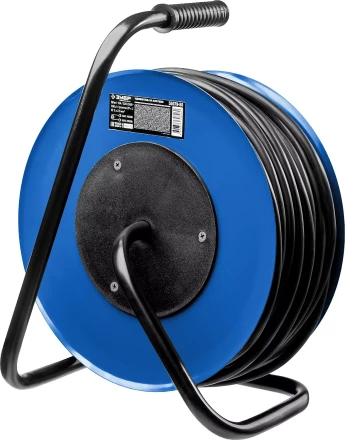 Удлинитель на катушке "КГ 325", 50 м, 4000 Вт, 4 гнезда, IP44, КГ 3х2,5 кв мм, ЗУБР 55079-50 купить в Надыме