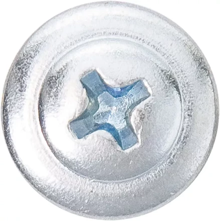 Саморезы 4,2 х 75 с прессшайбой PH №2 острый наконечник оцинкованные 3000 шт в коробке Шурупь 48725 купить в Надыме