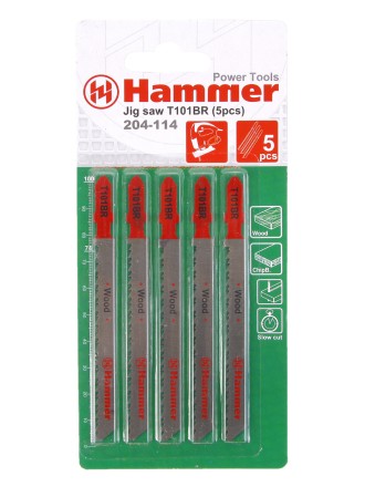 Пилка для лобзика Hammer Flex 204-114 JG WD T101BR купить в Надыме