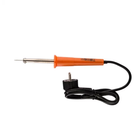 Ремонтный набор электрика 7 предметов: паяльник 30 Вт припой флюс две отвёртки пинцет подставка Sparta 913111 купить в Надыме