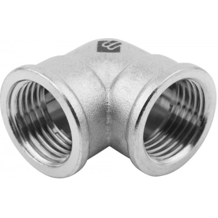 Уголок ЗУБР &quot;ЭКСПЕРТ&quot;, никелированная латунь, г/г, 1/2&quot; 51271-G/G-1/2 купить в Надыме