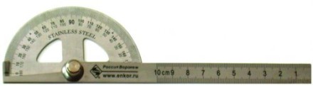 Угломер переставной 0-180° с линейкой 150мм 10873 купить в Надыме