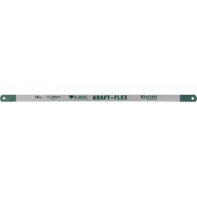 Полотно KRAFTOOL "KRAFT-FLEX" по металлу, Bi-Metal, 18TPI, 300 мм, 2 шт 15942-18-S2