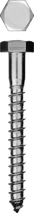 Шурупы ЗУБР &quot;МАСТЕР&quot; с шестигранной головкой, оцинкованные, 8x50, 1200шт 300450-08-050-1200 купить в Надыме