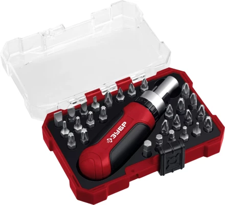 ЗУБР Мастер 29, 29 шт, набор: отвертка с насадками (25040) купить в Надыме