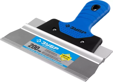 Шпатель ЗУБР "ПРОФЕССИОНАЛ" ФАСАДНЫЙ нержавеющий, 2к ручка. 200мм 10049-20_z03 купить в Надыме