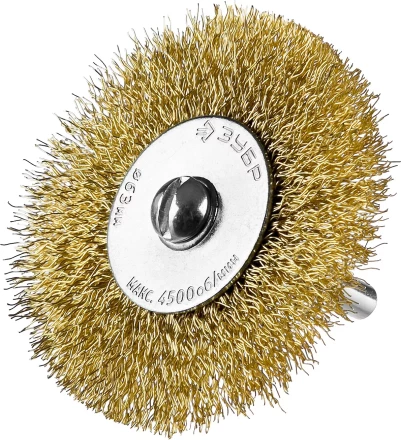 ЗУБР "ПРОФЕССИОНАЛ". Набор щеток дисковых для дрели, витая стальная латунированная проволока 0,3мм, 5 шт 3521-H5_z02 купить в Надыме