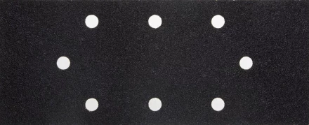 Лист шлиф. универсал. URAGAN "Оптимален для твердых пород дерева" 8 отверстий по линии, для ПШМ, P60, 93х230мм, 50шт 907-22102-060-50 купить в Надыме